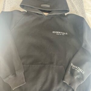 Fear of God Essentials Black Hoodie